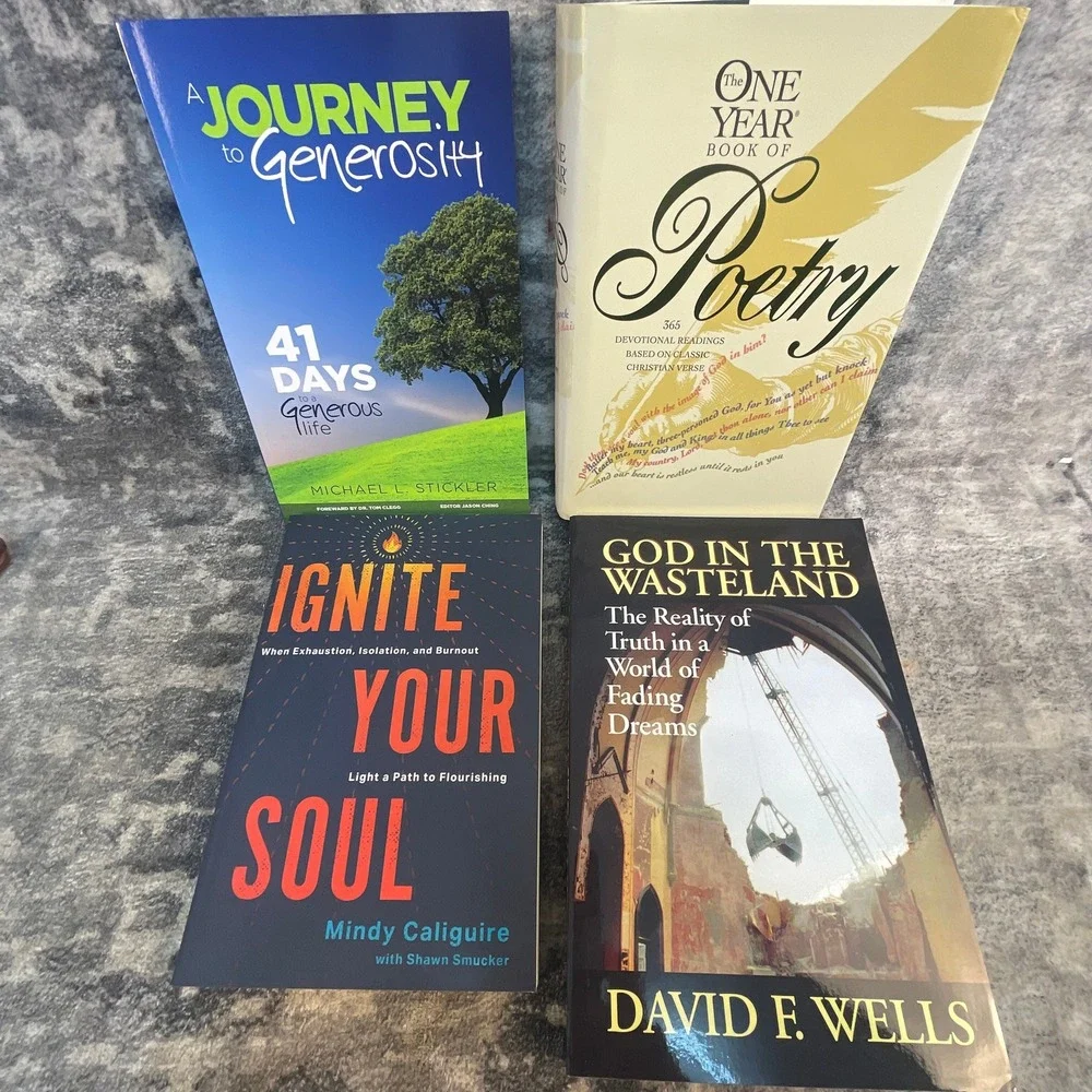 Christian Book Bundle Ignite Your Soul God in the Wasteland Poetry Devotional